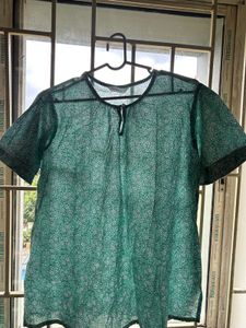 Green Floral Dress