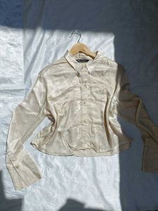 Zara Silky Satin Shirt ❤