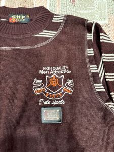 Striped Maroon Sweater