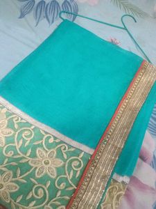 Elegant Blue Saree