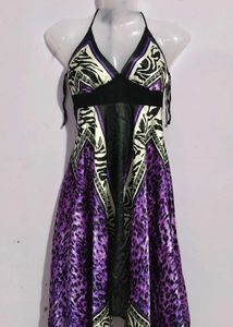DAMN SEXY CHITAH PRINTED SILK DRESS