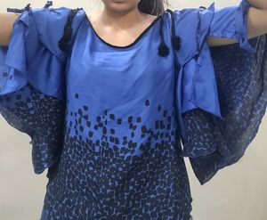 OPt By Madame Multi Layered Sleeve Top