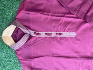 Maroon Kurta