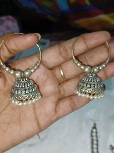 2 Pairs of Earrings and necklaces