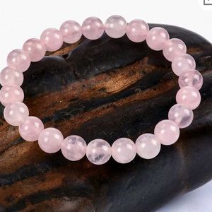 Rose Quartz Beaded Bracelet