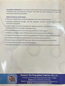 Essentials of Chemistry XII - Textbook