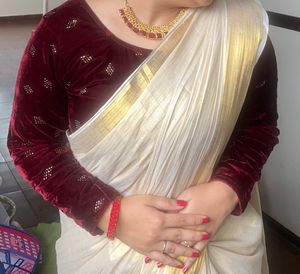 Elegant Velvet Blouse