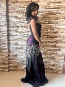 Stunning Beaded Evening Gown