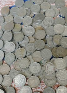(195 Pcs) 5 rupees copper niklel Old rare Coins