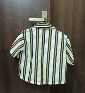 Striped Crop Top