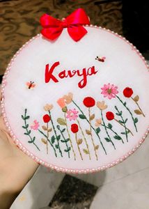 Elegant Name Hoop