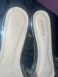 Rocia Rhinestone Clear Strap Sandals