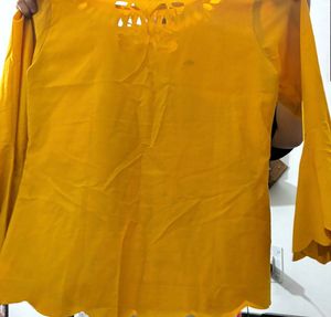 Women Yellow Top