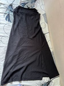 Little Black Cowl Neck Dress