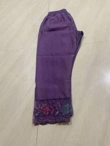 💜 Purple Party Wear Embroidered Suit 💜