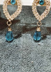 Teardrop Rhinestone Earrings