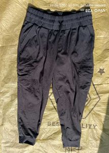 Comfy Black Cargo Joggers