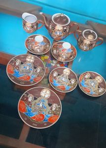 Vintage Japanese Tea Set Of 11 Piece