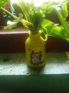 Cute Glass Bottle Art
