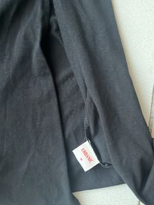 Urbanic Black Slit Dress