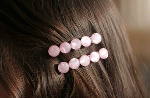 Pink Pearl Hair Clips (Set of 2) 🩷
