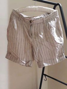 Mens Cotton Striped Shorts