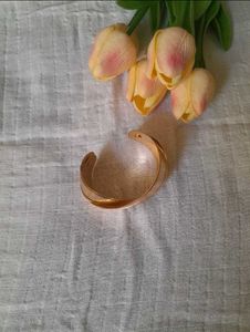 Chic Gold Tone Stackable Cuff Bracelet
