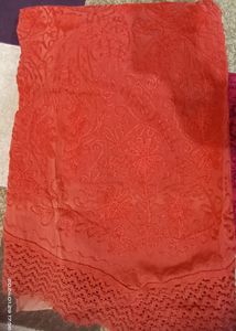 Front Full Embroidery Cotton Short Kurti