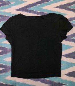Black Crop Top