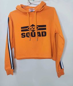 Jennifer &#39;55 Squad&#39; Cropped Hoodie