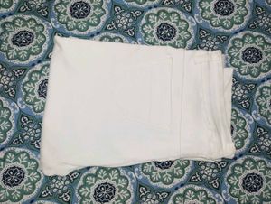 White Straight Leg Jeans
