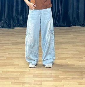 Wide Leg Light Wash Jeans Women.
