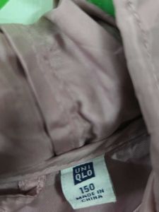 uniqlo baby Pink Puffer Jacket with Hood bust 32