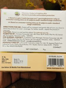 Mamaearth Glow Full Coverage Compact 01