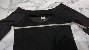 Shiny Parrtwear Type Off Shoulder Top