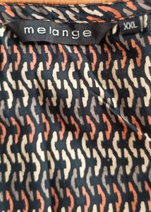 Abstract Print Tunic Top