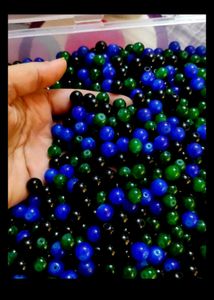 250 Mixed Glass Pearl For Jewellery Making