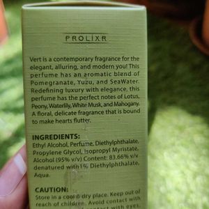 Prolixr Vert Fragrance Unisex