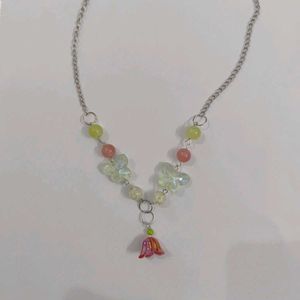 Flower Bead Necklace