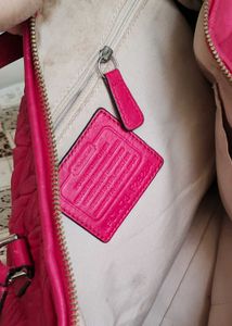 Coach Red Leather Handbag