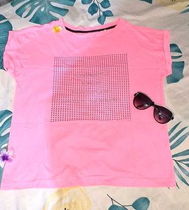 Pink Graphic Tee