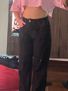 Black Straight Leg Jeans