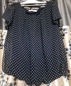 Elegant Polka Dot Top