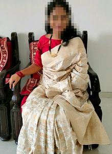 Party Wear Weaving Saree With Unstiched Blouse
