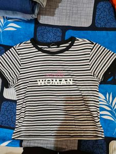 Zudio Striped Woman Tee