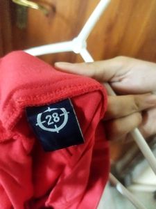 Bright Red Pants