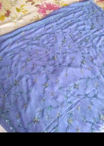 Embellished Saree For Party