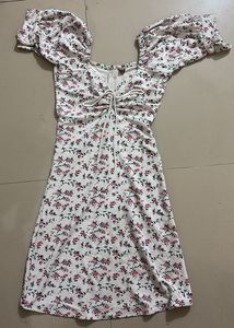Floral Print Mini Dress