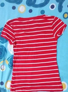 Striped Red Tee