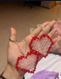 Heart Beaded Earrings